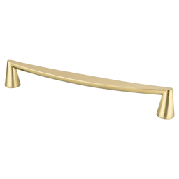 Berenson Hardware's 224mm Domestic Bliss Handle Pull in Modern Brushed Gold