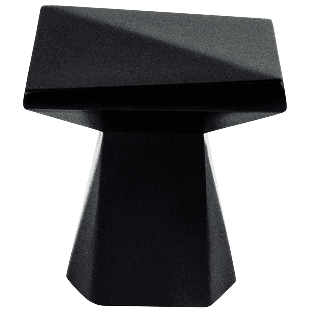 1-3/16" geometric knob in Matte Black from Berenson Hardware