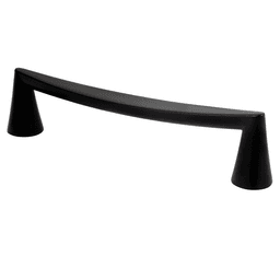 128mm Domestic Bliss Handle in Matte Black - Berenson Hardware