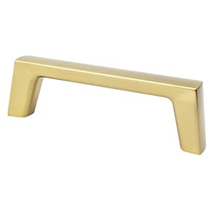 3-25/32" Brookridge Handle Pull, Modern Brushed Gold - Main Image
