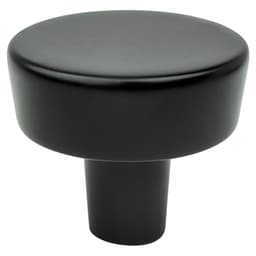 1-9/32" Brookridge Round Knob, Matte Black - Main Image