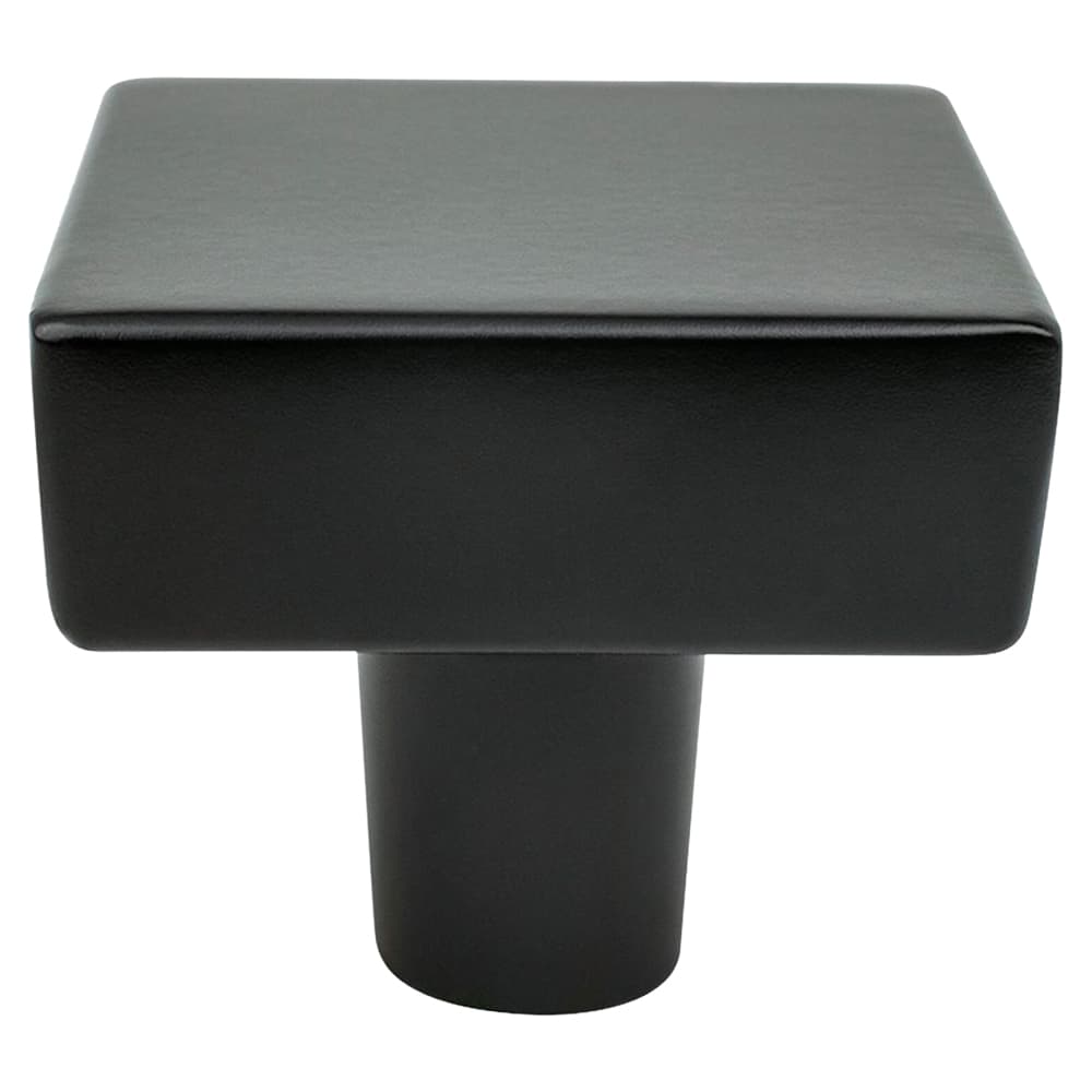 1-3/8" Brookridge Square Knob, Matte Black - Main Image