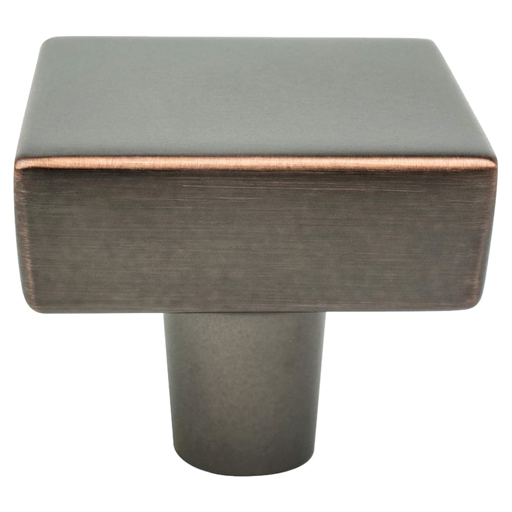 1-3/8" Brookridge Square Knob, Verona Bronze - Main Image
