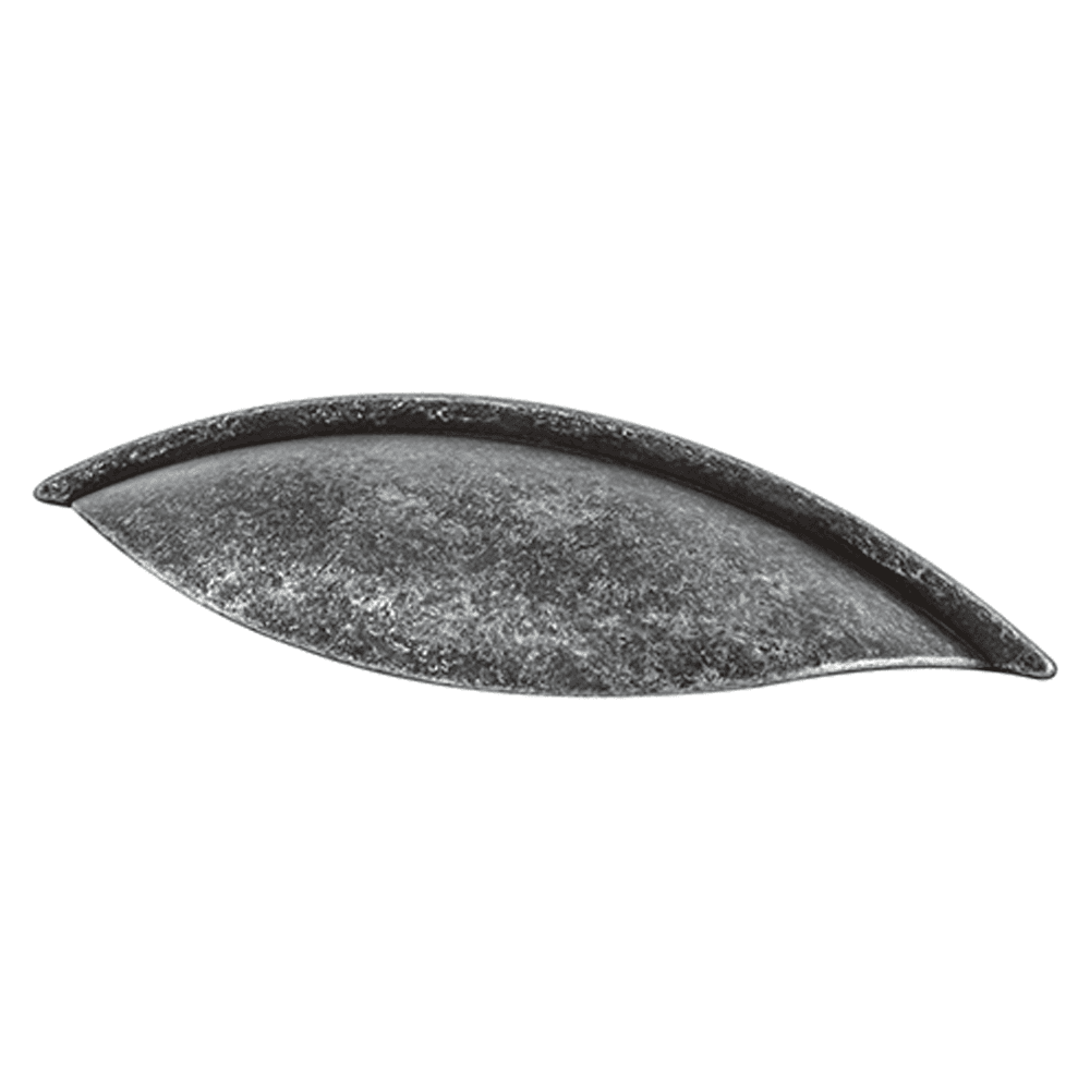 2-1/2" Euro Rustica Cup Pull in Rustic Iron by Berenson Hardware