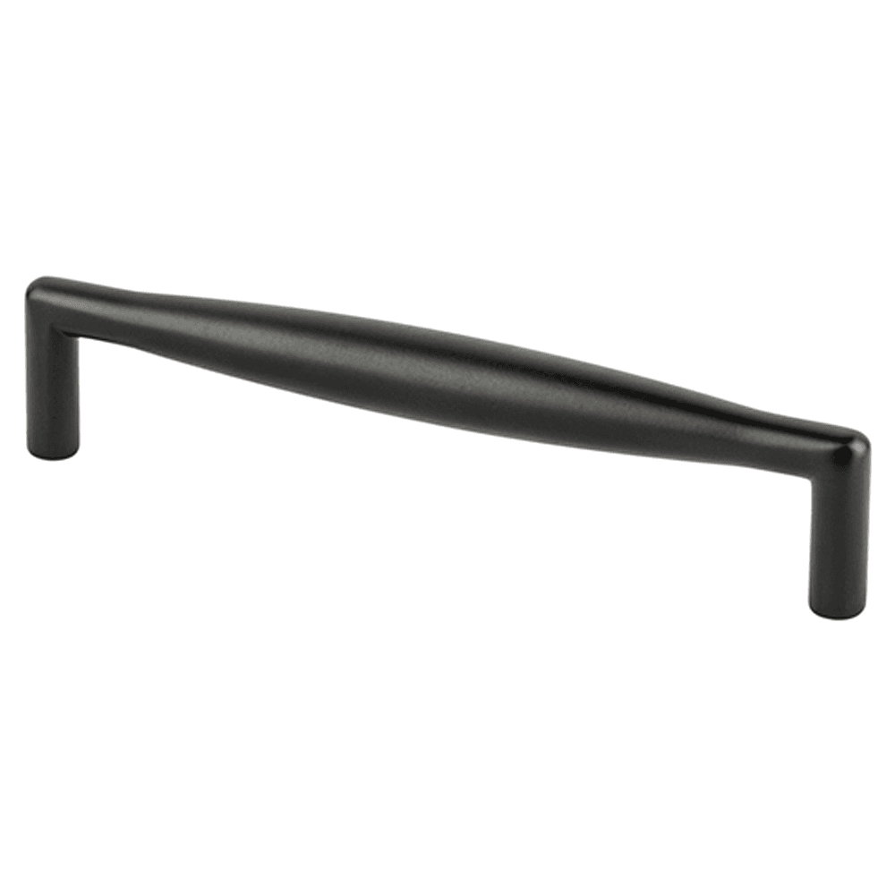 128mm Encore Flat Pull in Matte Black from Berenson Hardware