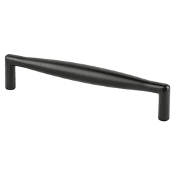 128mm Encore Flat Pull in Matte Black from Berenson Hardware