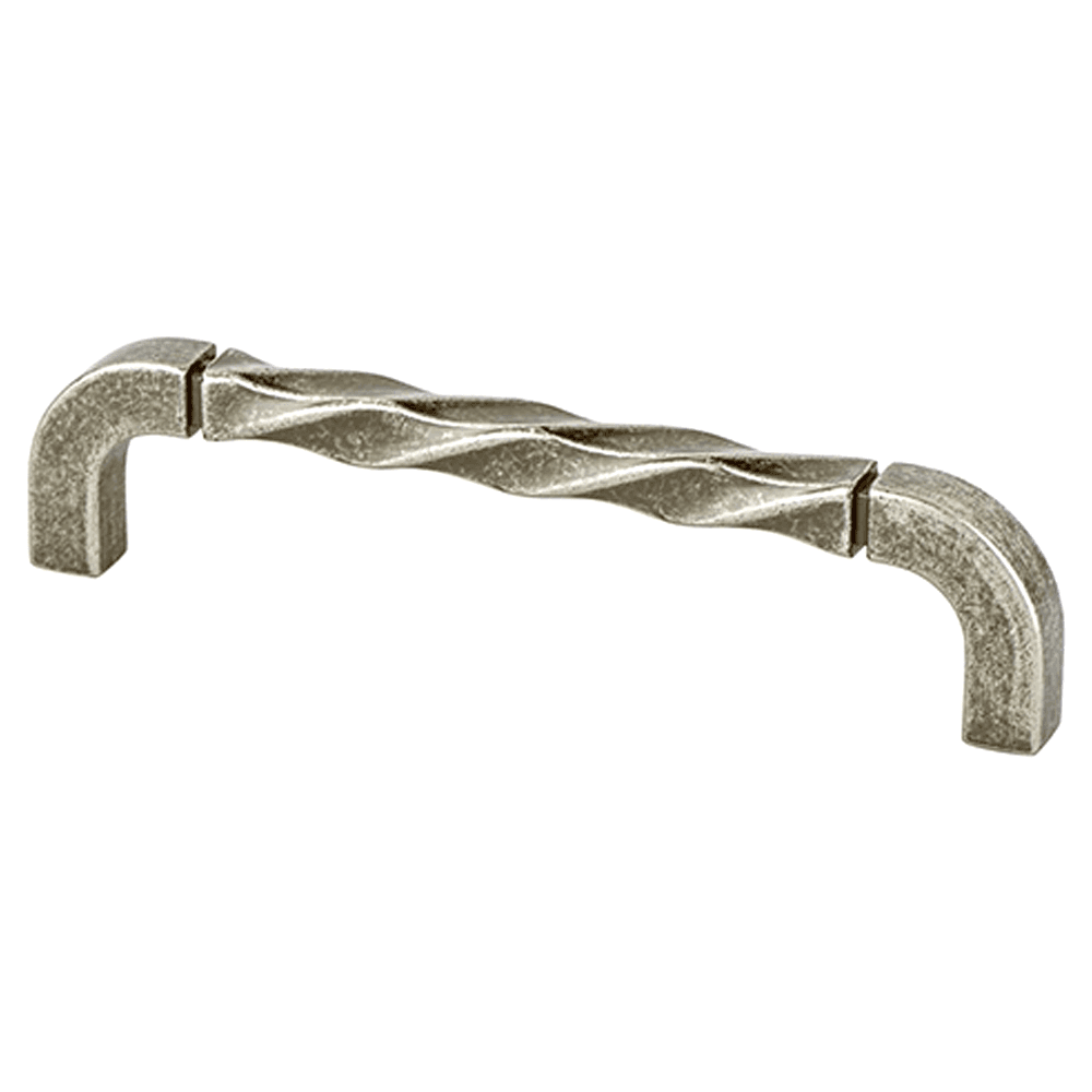 128mm Rhapsody Handle Pull in Weathered Nickel by Berenson Hardware