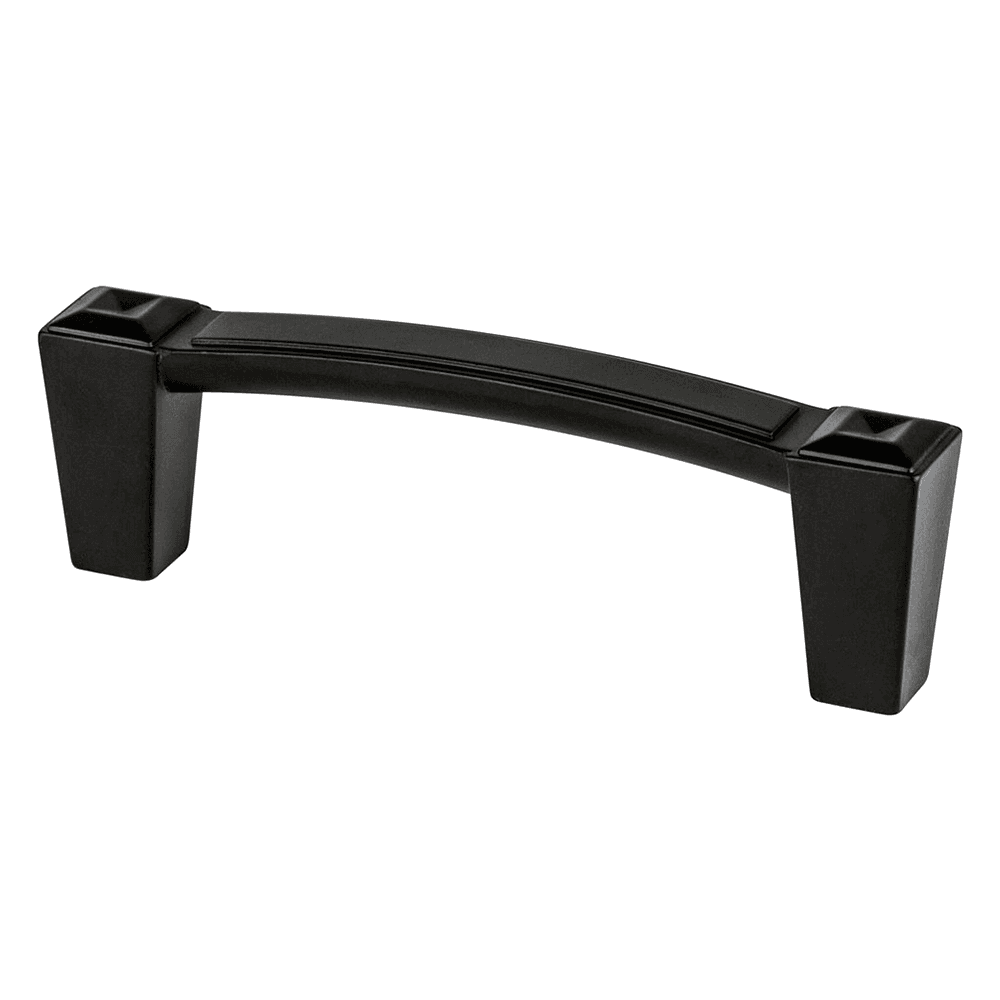 Berenson Hardware 3" Connections Handle Pull, Matte Black - Image 1