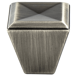 1-1/8" Square Knob with Vintage Nickel Finish by Berenson Hardware