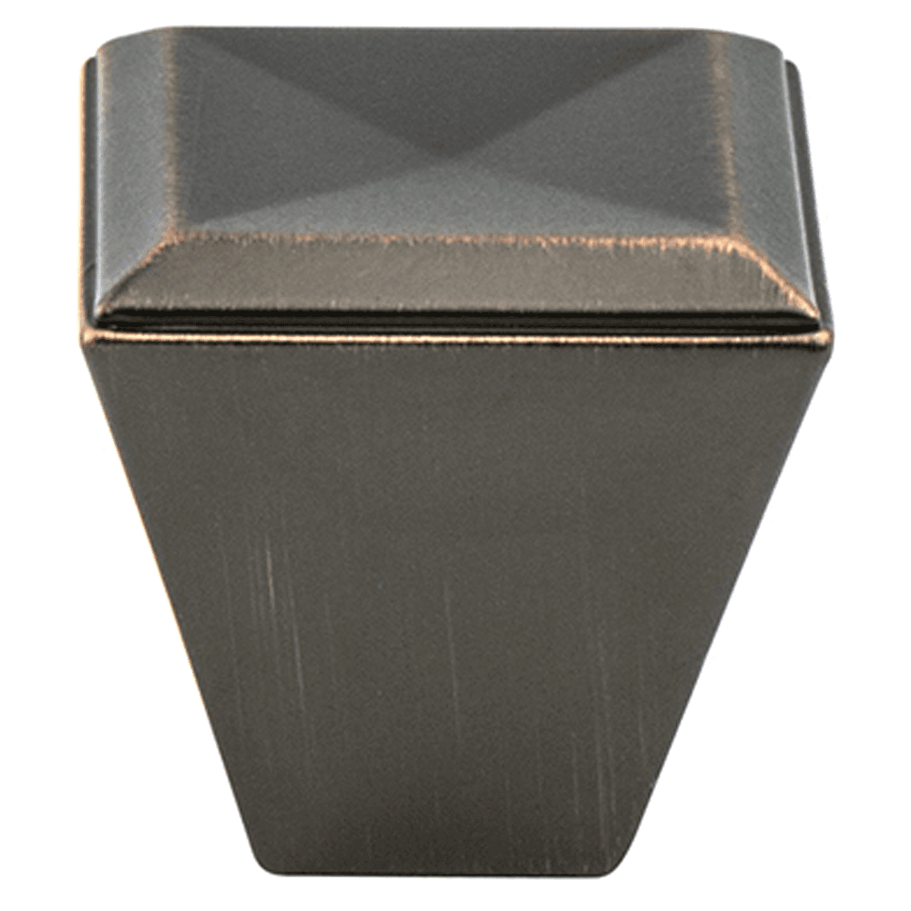 1-1/8" square knob in Verona Bronze by Berenson Hardware