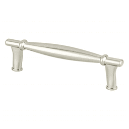 Vintage Nickel 96mm Dierdra Handle Pull by Berenson Hardware