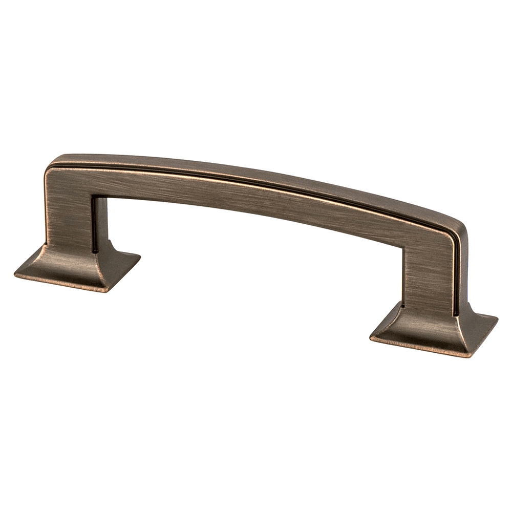 Berenson Hardware 96mm Hearthstone Handle Pull in Brushed Nickel