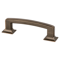 Berenson Hardware 96mm Hearthstone Handle Pull in Brushed Nickel