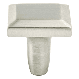 Berenson Hardware 1-3/16" Metro Square Knob, Brushed Nickel - Image 1