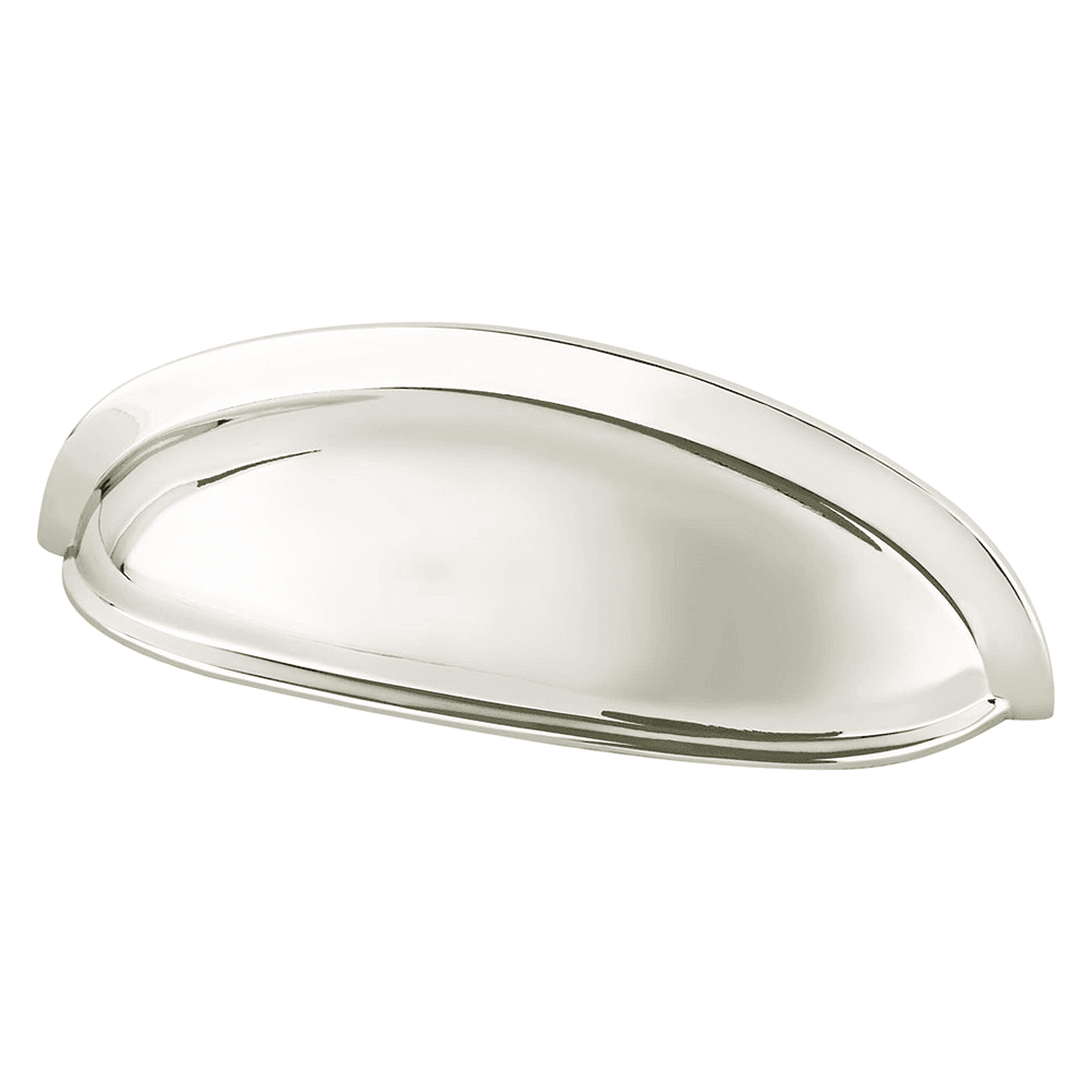 Polished Nickel cup pull from Berenson's Designers Group Ten Collection.