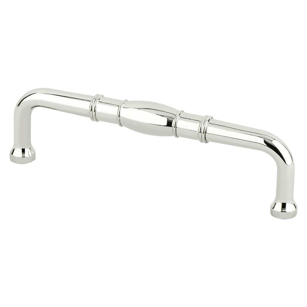 6 inch appliance pull in Polished Nickel from Berenson Hardware's Designers Group Ten Collection