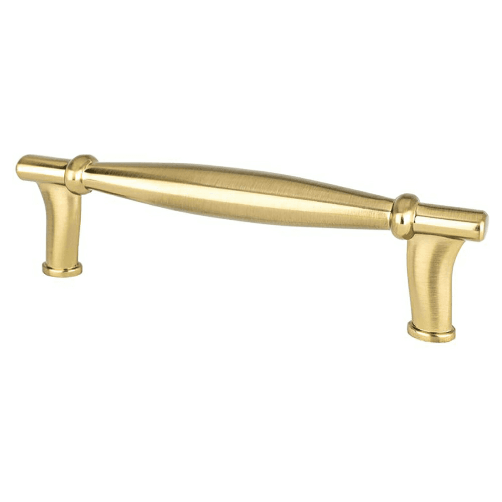 3-25/32&quot; Dierdra Handle Pull, Modern Brushed Gold Main - Image