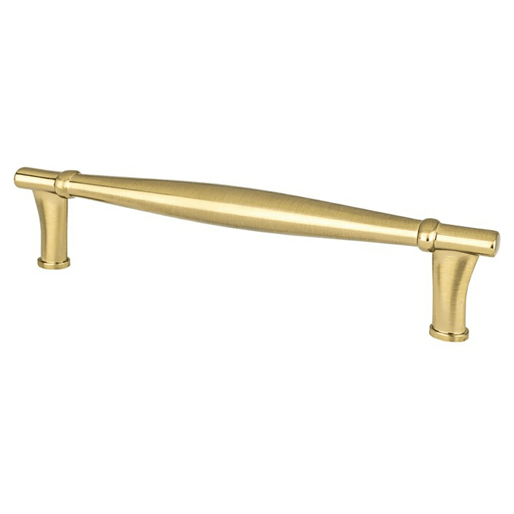 5-1/16&quot; Dierdra Handle Pull, Modern Brushed Gold Main - Image