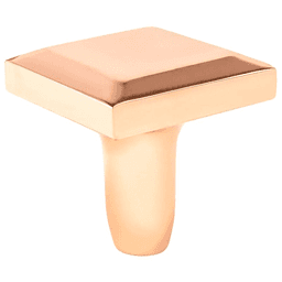 Stylish Berenson Hardware knob with polished copper finish