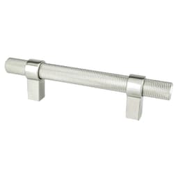 3-25/32" Radial Reign Bar Pull, Matte Black/Modern Brushed Gold - Alt Image 1