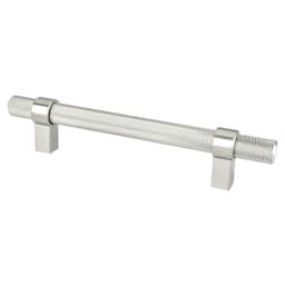 5-1/16" Radial Reign Bar Pull, Matte Black/Modern Brushed Gold - Alt Image 1