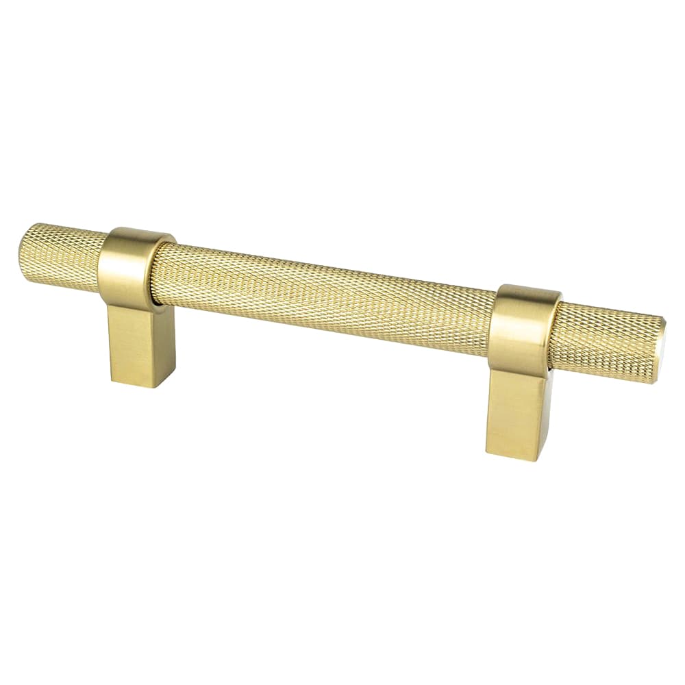 3-25/32" Radial Reign Bar Pull, Modern Brushed Gold - Main Image