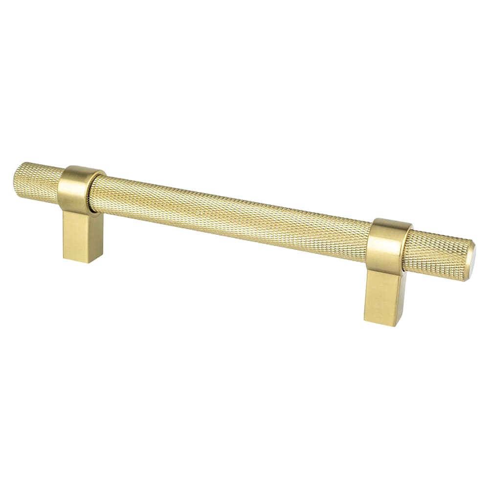 5-1/16" Radial Reign Bar Pull, Modern Brushed Gold - Main Image