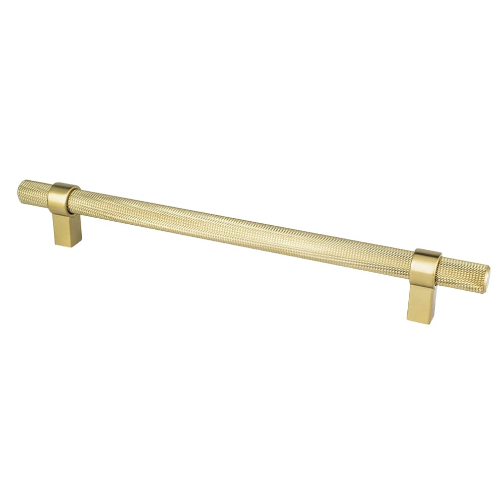 8-13/16" Radial Reign Bar Pull, Modern Brushed Gold - Main Image