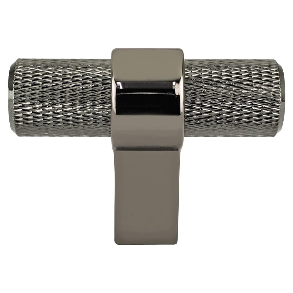 2" Radial Reign T-Handle Knob, Black Nickel - Main Image