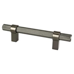 3-25/32" Radial Reign Bar Pull, Black Nickel - Main Image