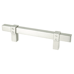 3-25/32" Rivet Rebel Handle Pull, Matte Black/Brushed Nickel - Alt Image 1