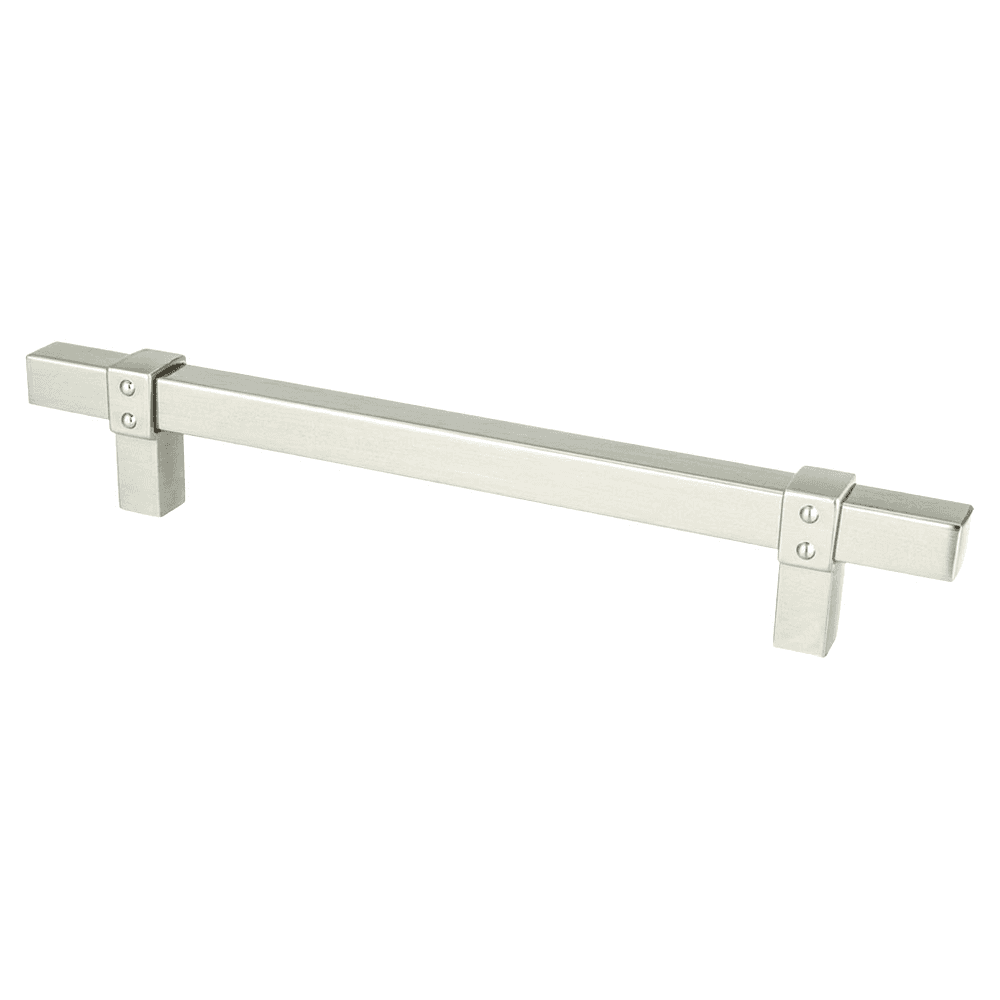 6-5/16" Rivet Rebel Handle Pull, Matte Black/Brushed Nickel - Alt Image 1