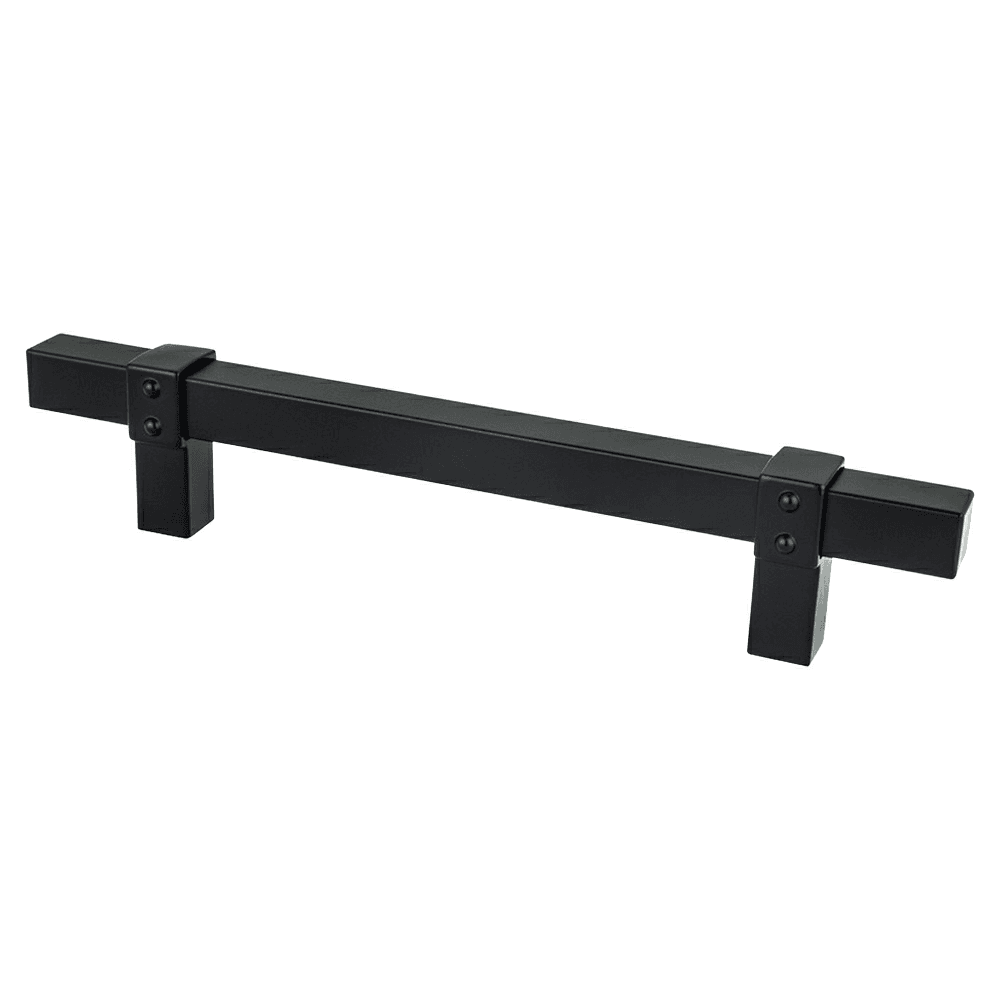 5-1/16" Rivet Rebel Handle Pull, Matte Black - Main Image