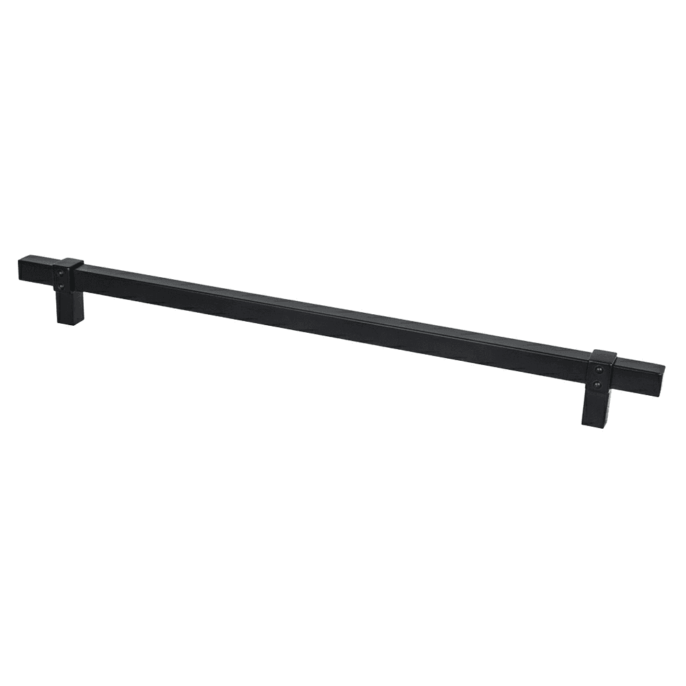 12" Rivet Rebel Appliance Pull, Matte Black - Main Image