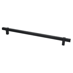 12" Rivet Rebel Appliance Pull, Matte Black - Main Image