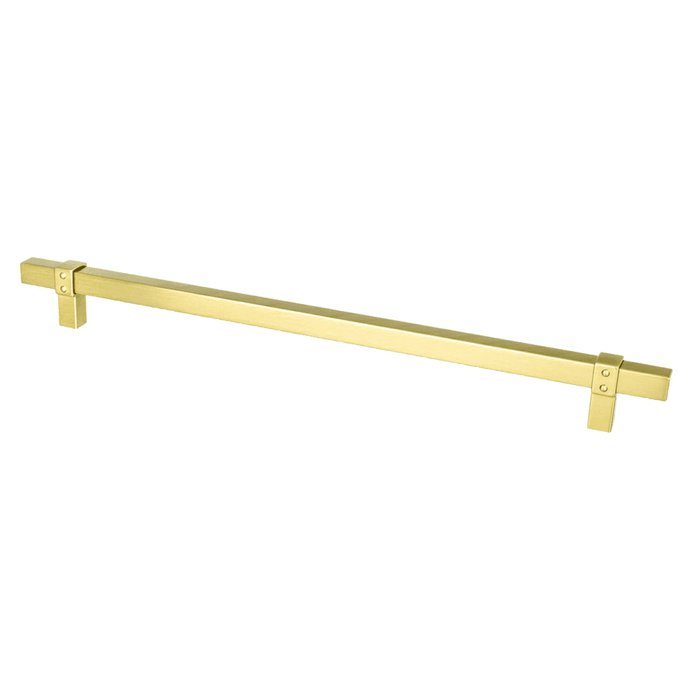 12" Rivet Rebel Appliance Pull, Modern Brushed Gold - Main Image