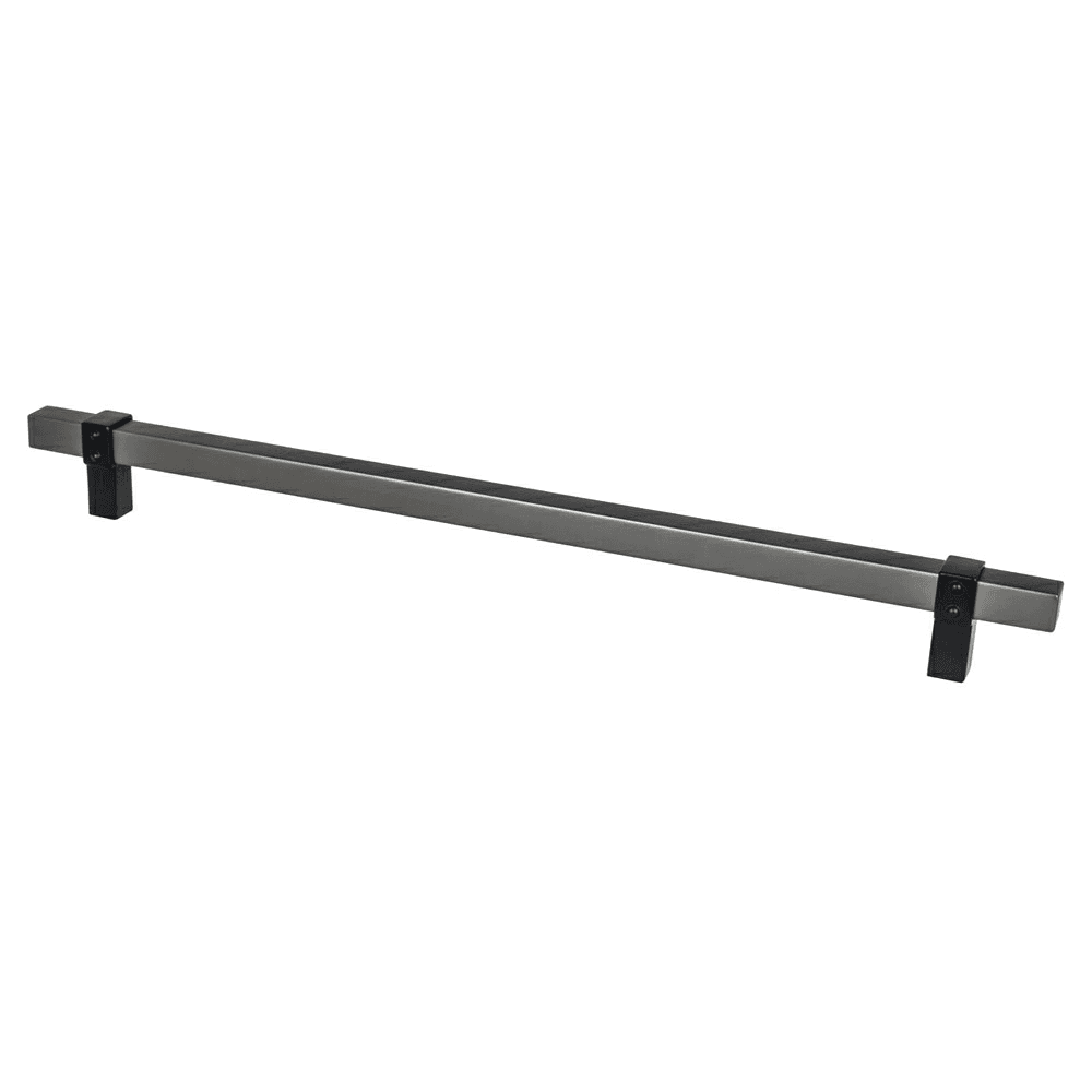 12" Rivet Rebel Appliance Pull, Slate/Matte Black - Main Image