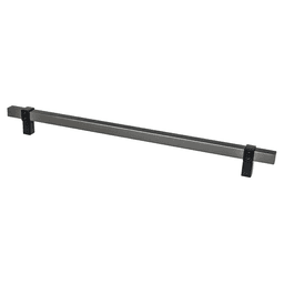 12" Rivet Rebel Appliance Pull, Slate/Matte Black - Main Image