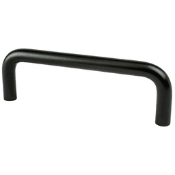 Matte Black wire pull for commercial cabinet pulls - Berenson Hardware