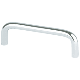 3-13/16 inch length Berenson Hardware wire pull in polished chrome