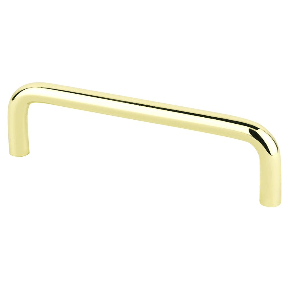 4" Zurich Wire Pull by Berenson Hardware in Polished Brass