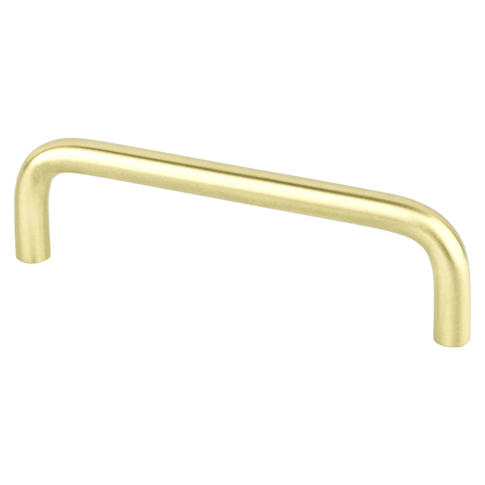 Berenson Hardware's Zurich Wire Pull in Satin Brass - 4" size, 4-5/16" length