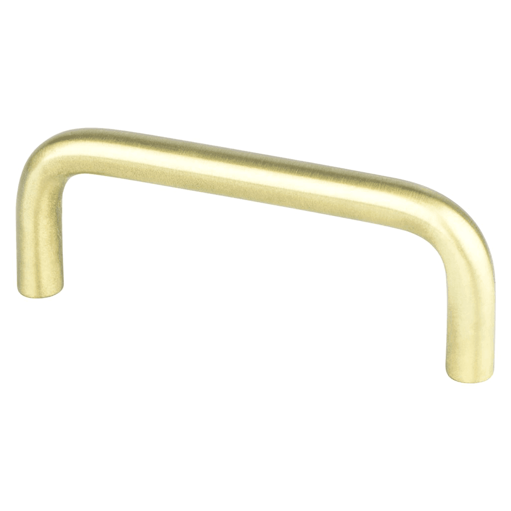 3-5/16" Length Satin Brass Wire Pull by Berenson Hardware