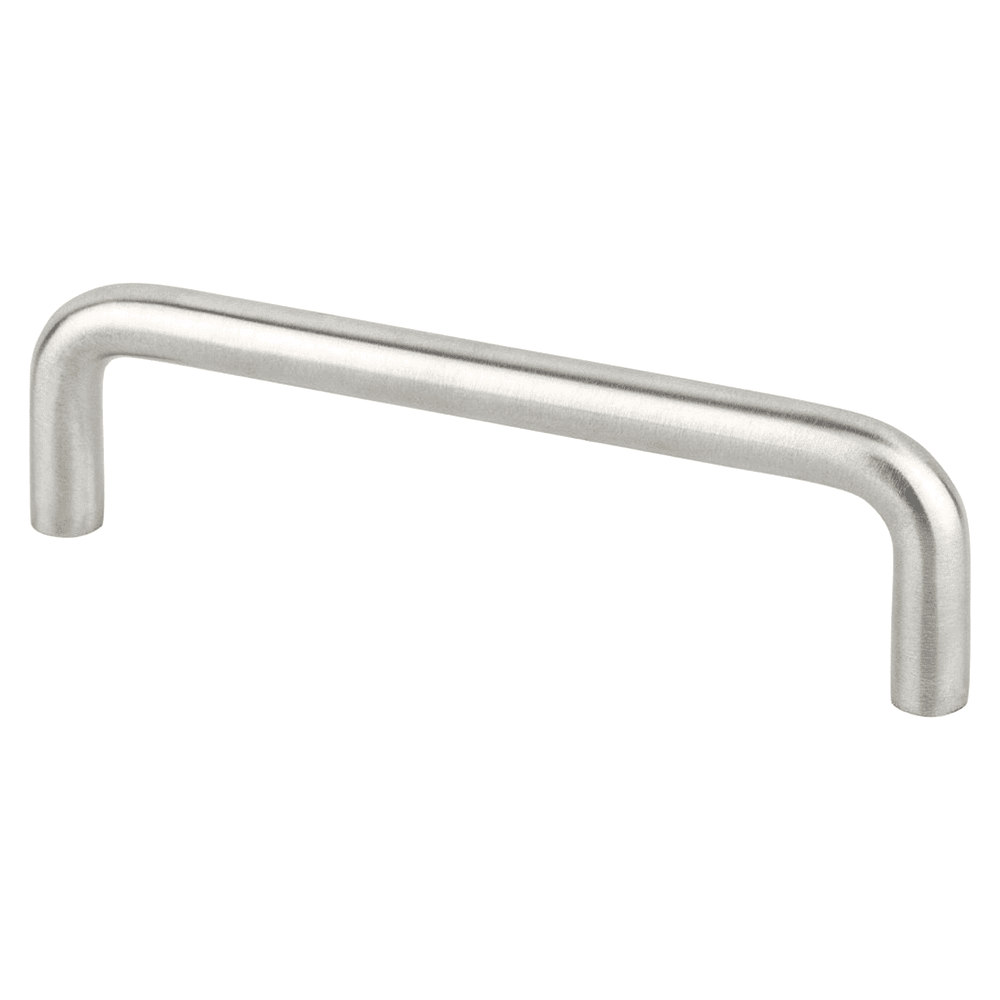 Contemporary Stainless Steel Cabinet Pull, 4-1/8" Length