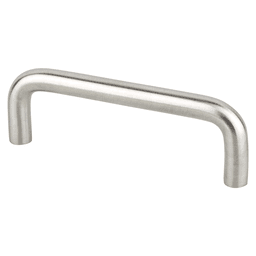 Contemporary Cabinet Pull - Stainless Steel - 3-25/32" Wire Pull - Berenson Hardware