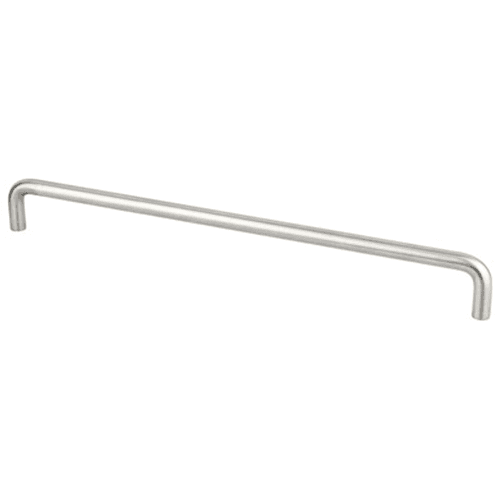 Simple and contemporary 288mm stainless steel pull from Berenson Hardware's Stainless Steel Collection