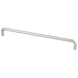 Simple and contemporary 288mm stainless steel pull from Berenson Hardware's Stainless Steel Collection