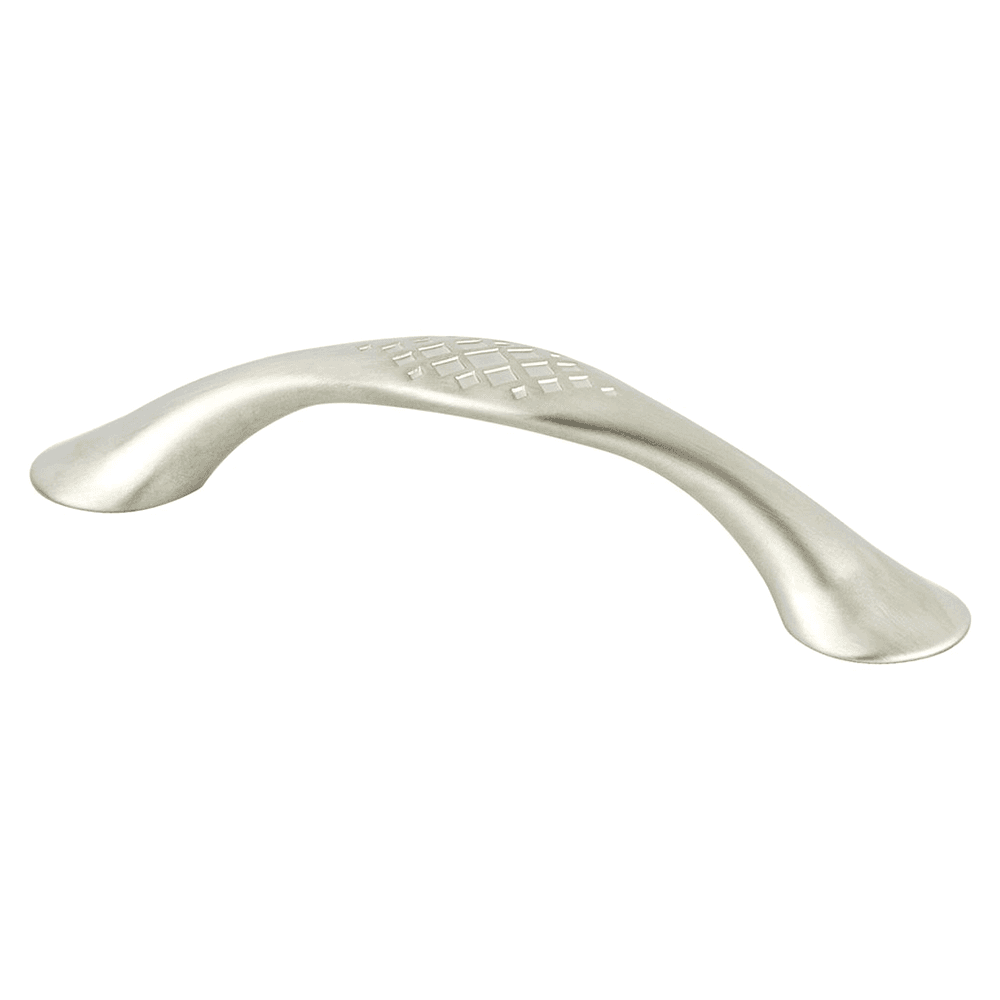 Berenson Hardware Overture Handle Pull in Brushed Nickel, 96mm size