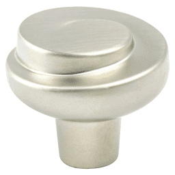 Rustic Black Nickel Round Knob for Cabinets and Furniture by Berenson Hardware