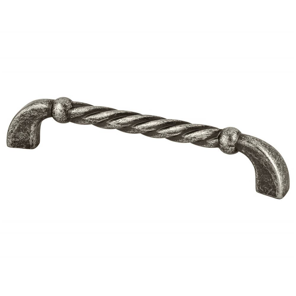 128mm Maestro Rope Pull in Rustic Tin from Berenson Hardware Collection